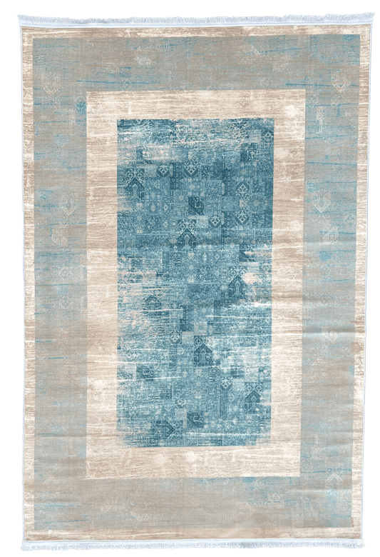 Minimalistic Stamp Printed Rug