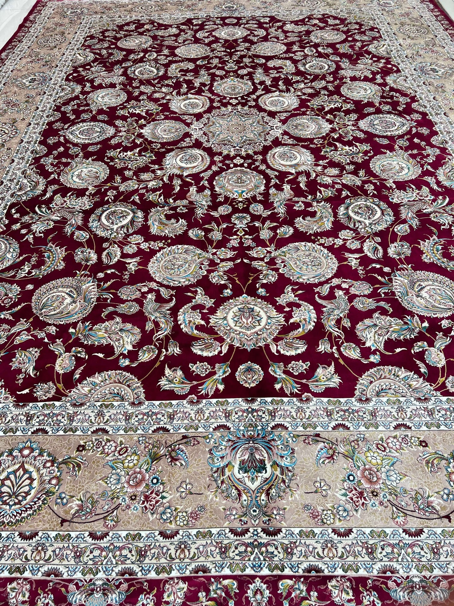 Red Allure Silk Rug