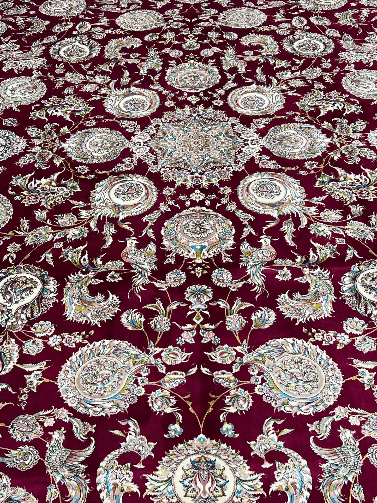 Red Allure Silk Rug