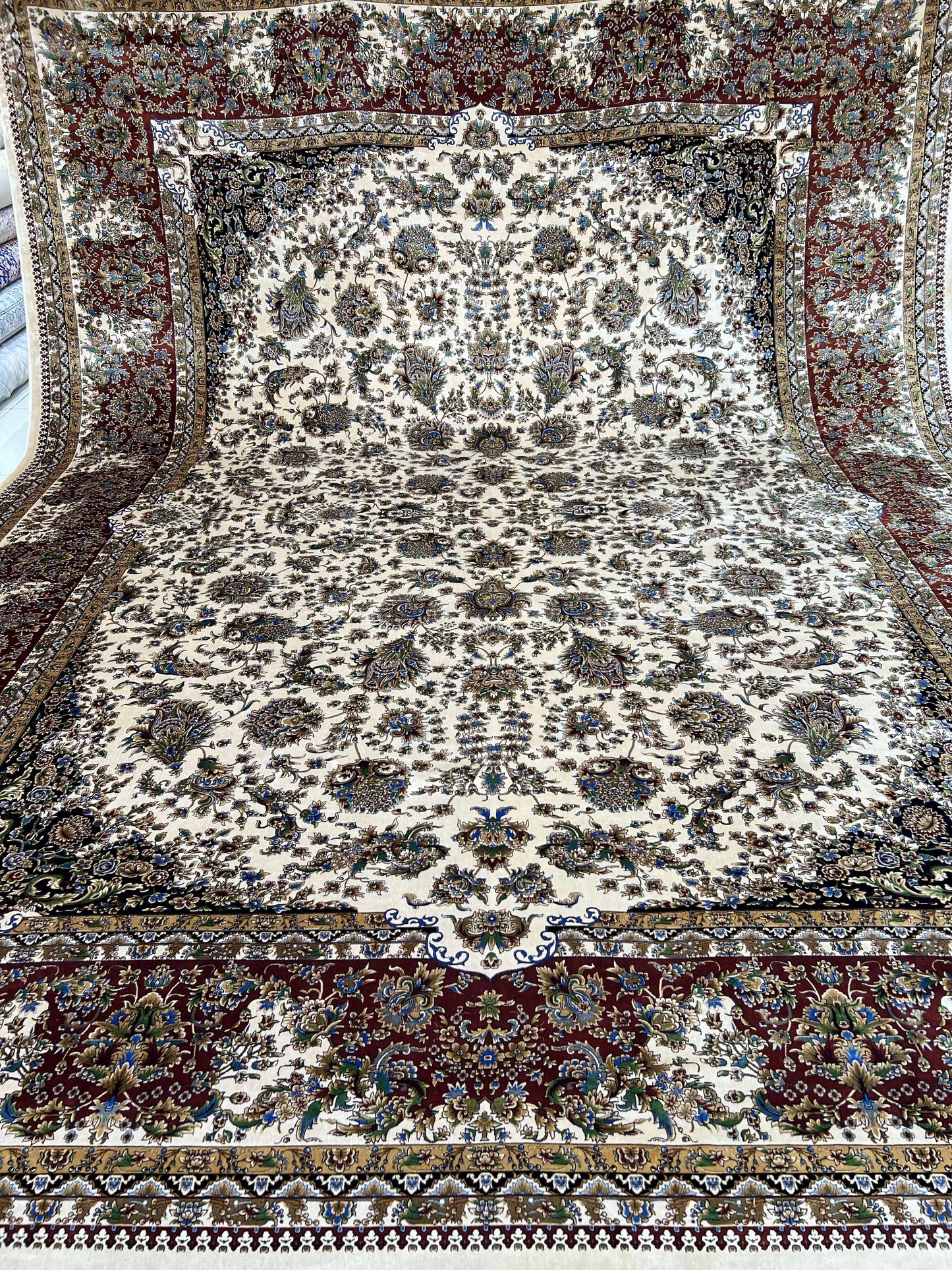 Beige Imperial Vista Bamboo Silk Rug