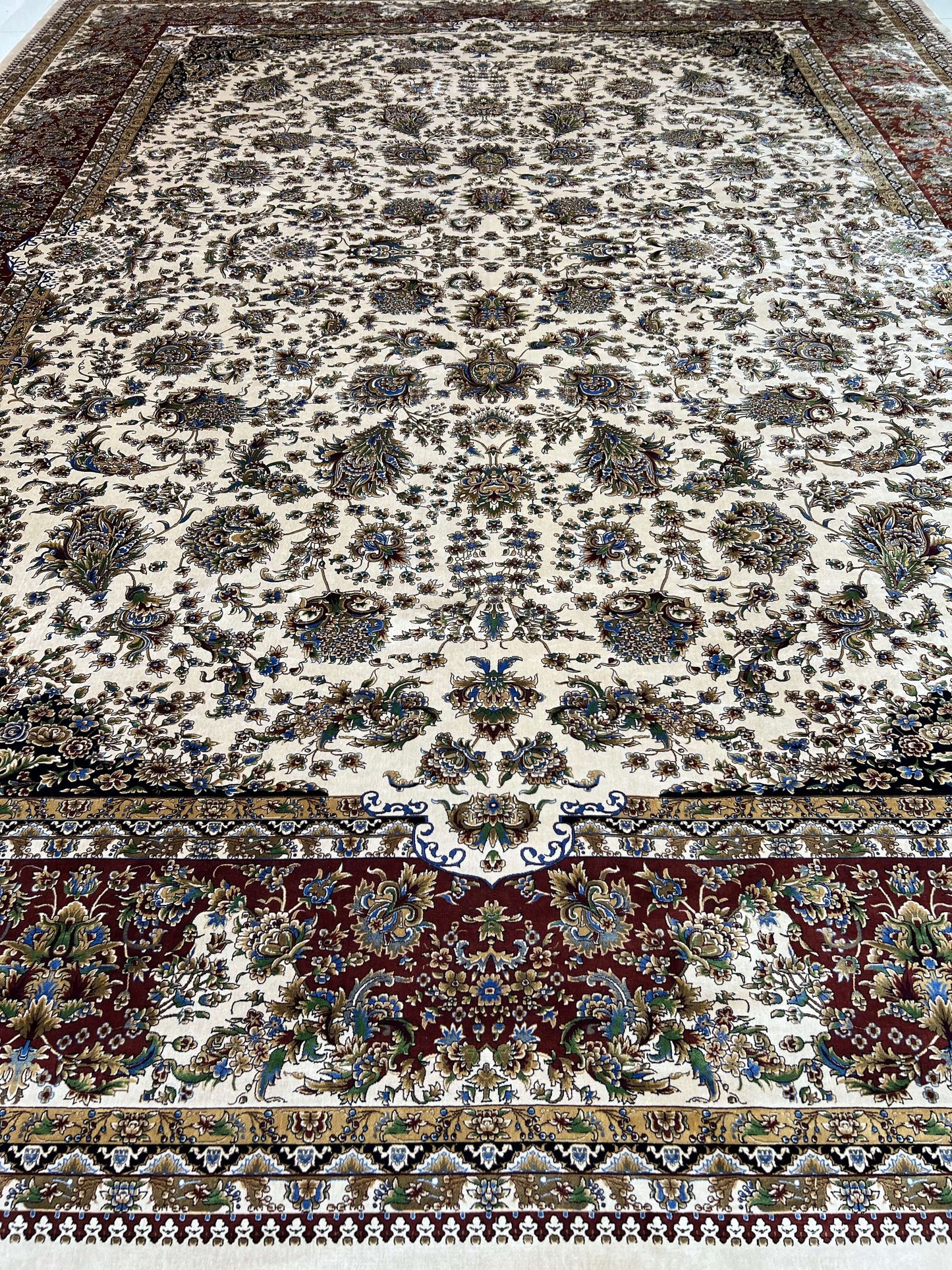 Beige Imperial Vista Bamboo Silk Rug