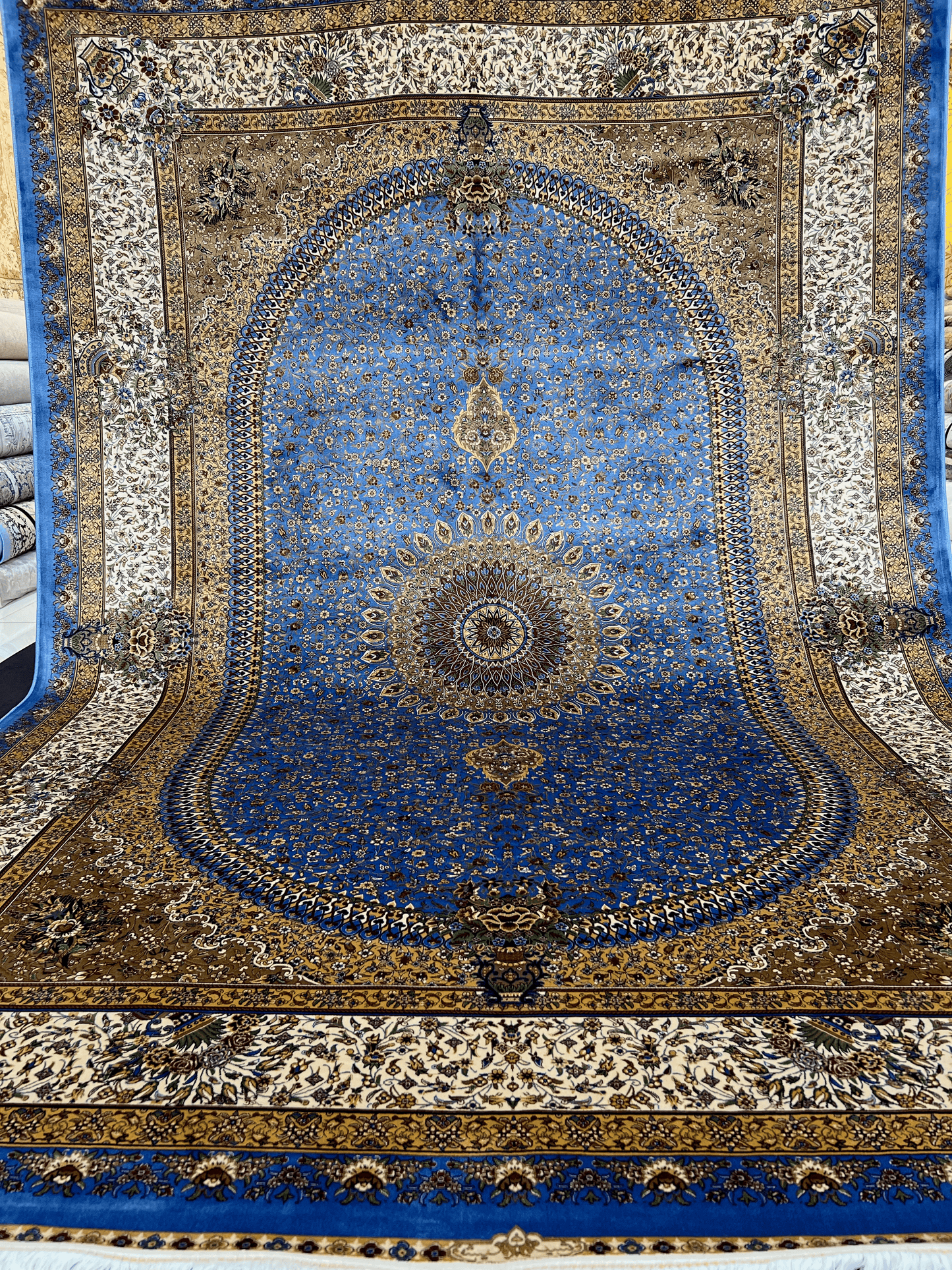 Blue Sapphire Ornament Rug