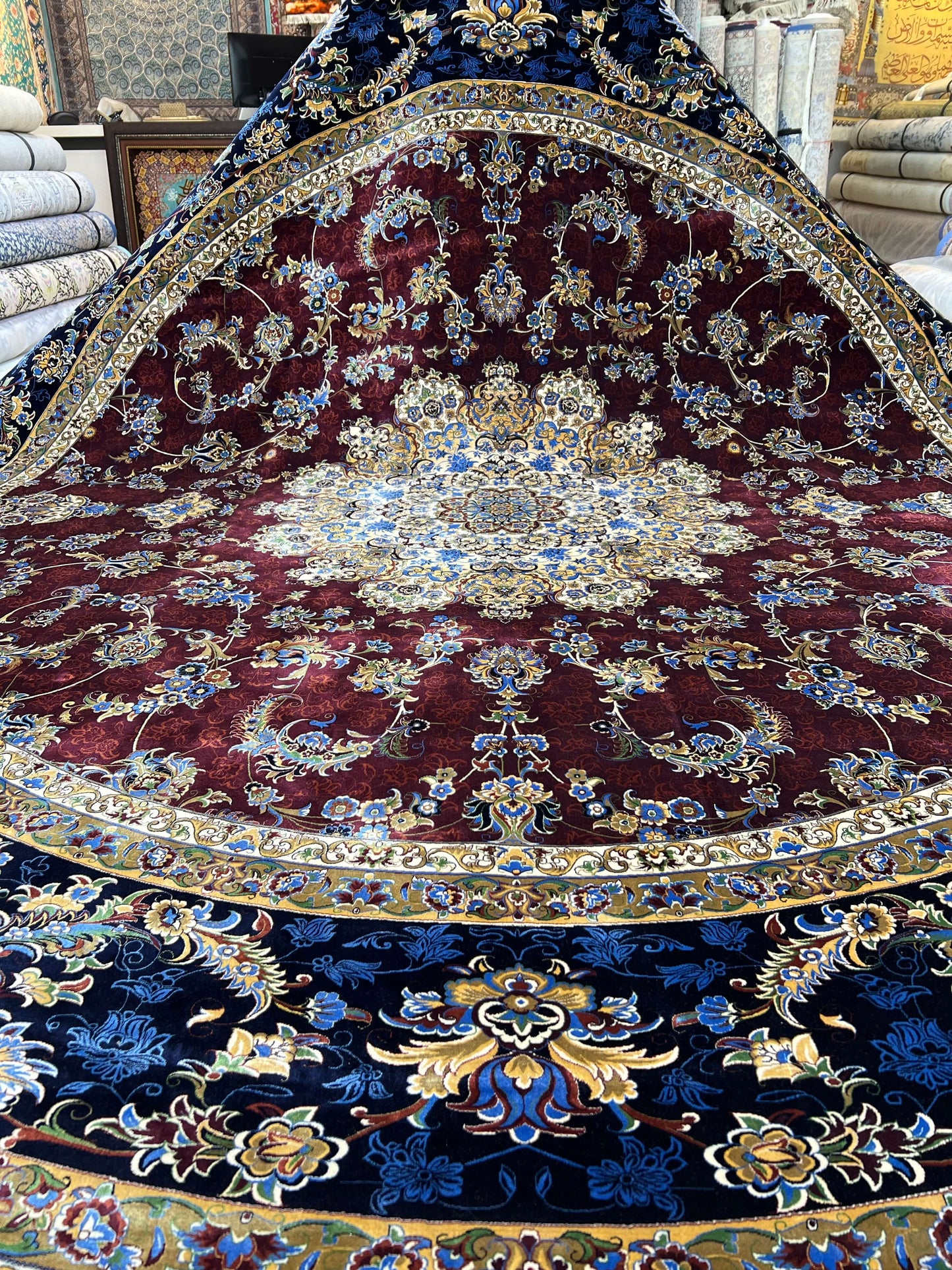 Round Garnet Rug