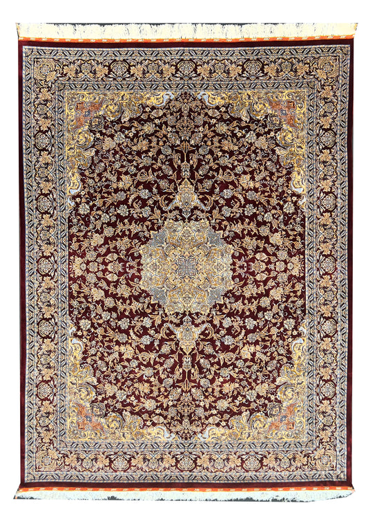 Royal Bloom Silk Rug