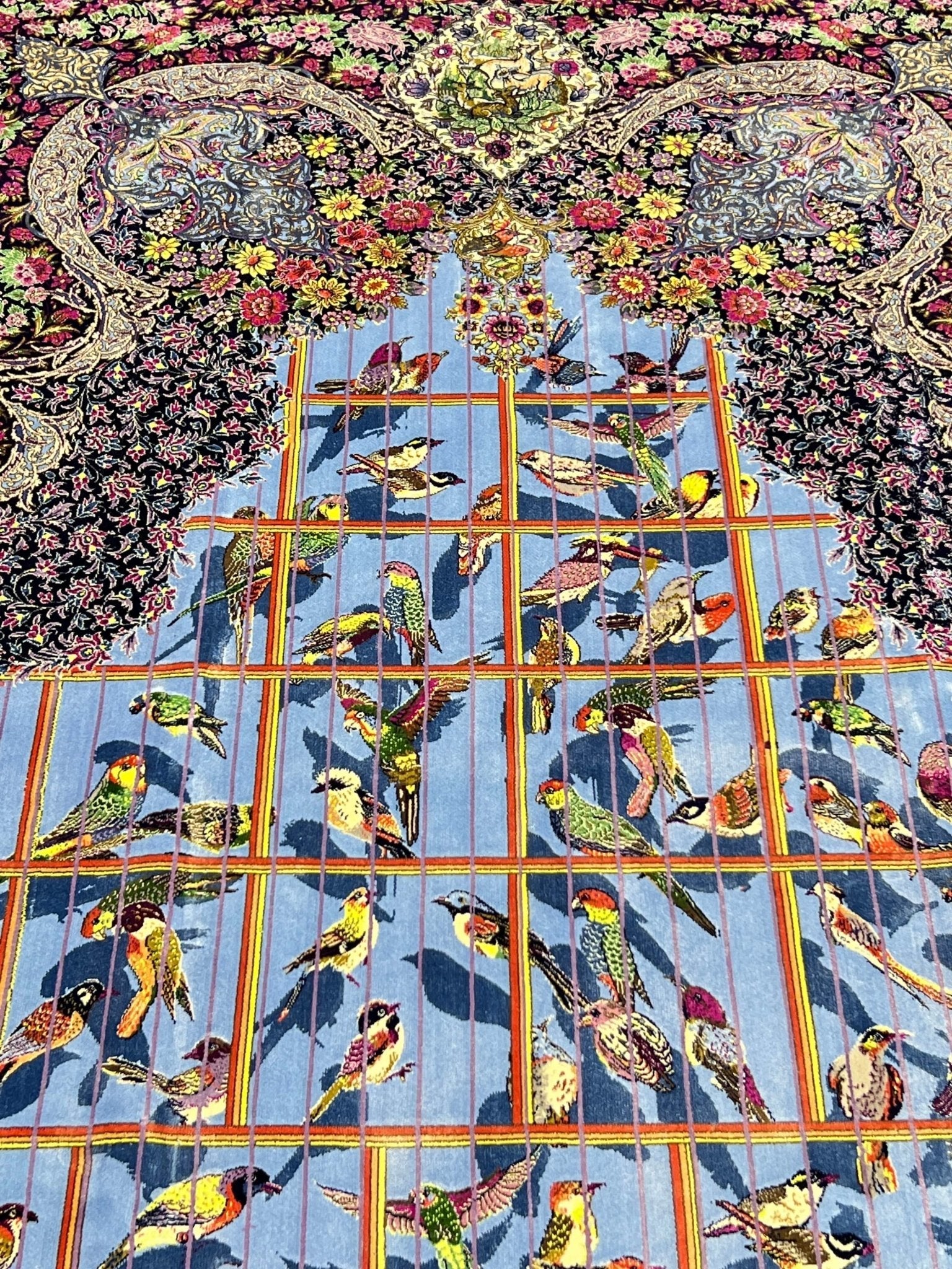 Garden Of Eden Wool And Silk Rug