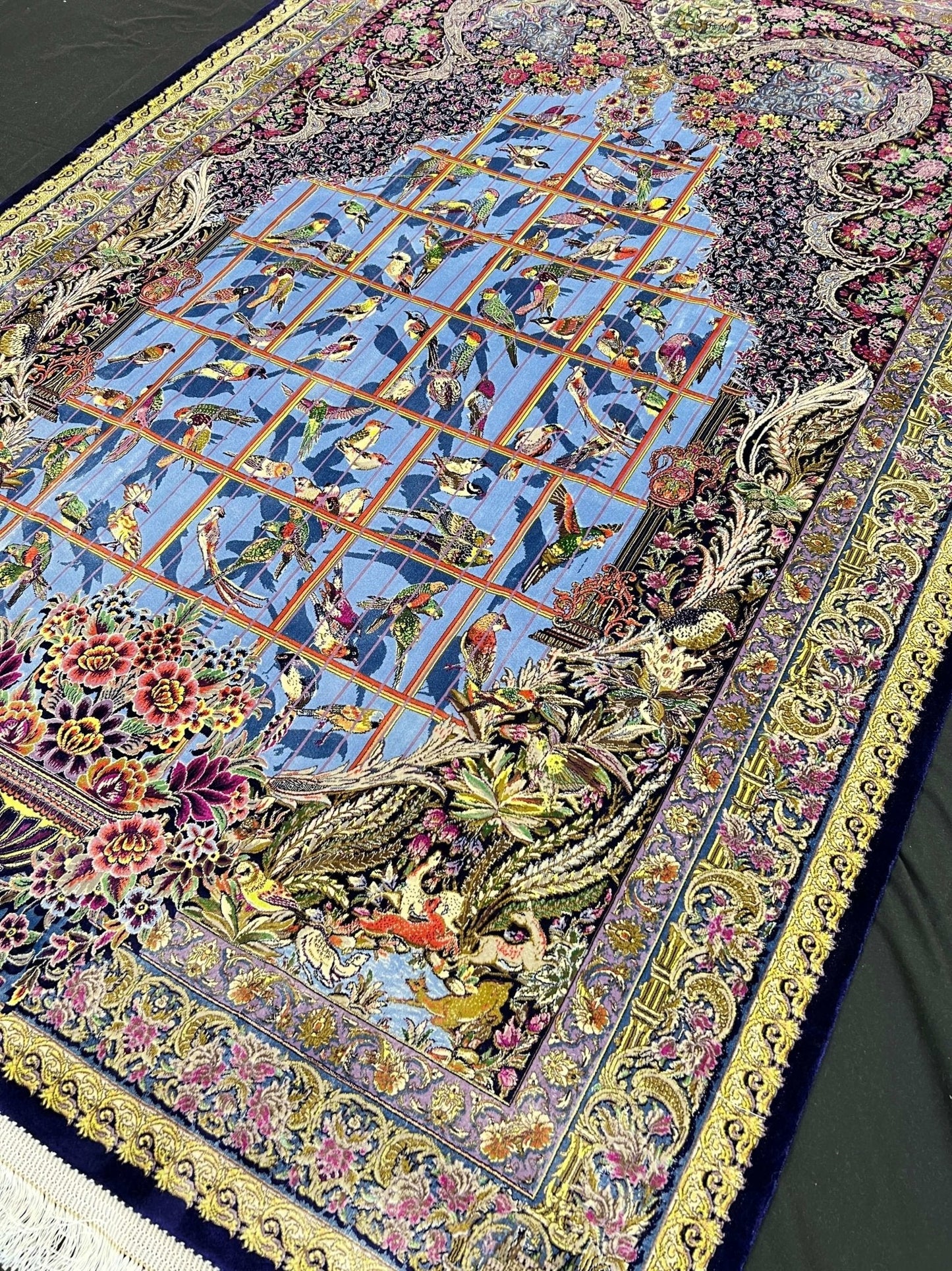 Garden Of Eden Wool And Silk Rug