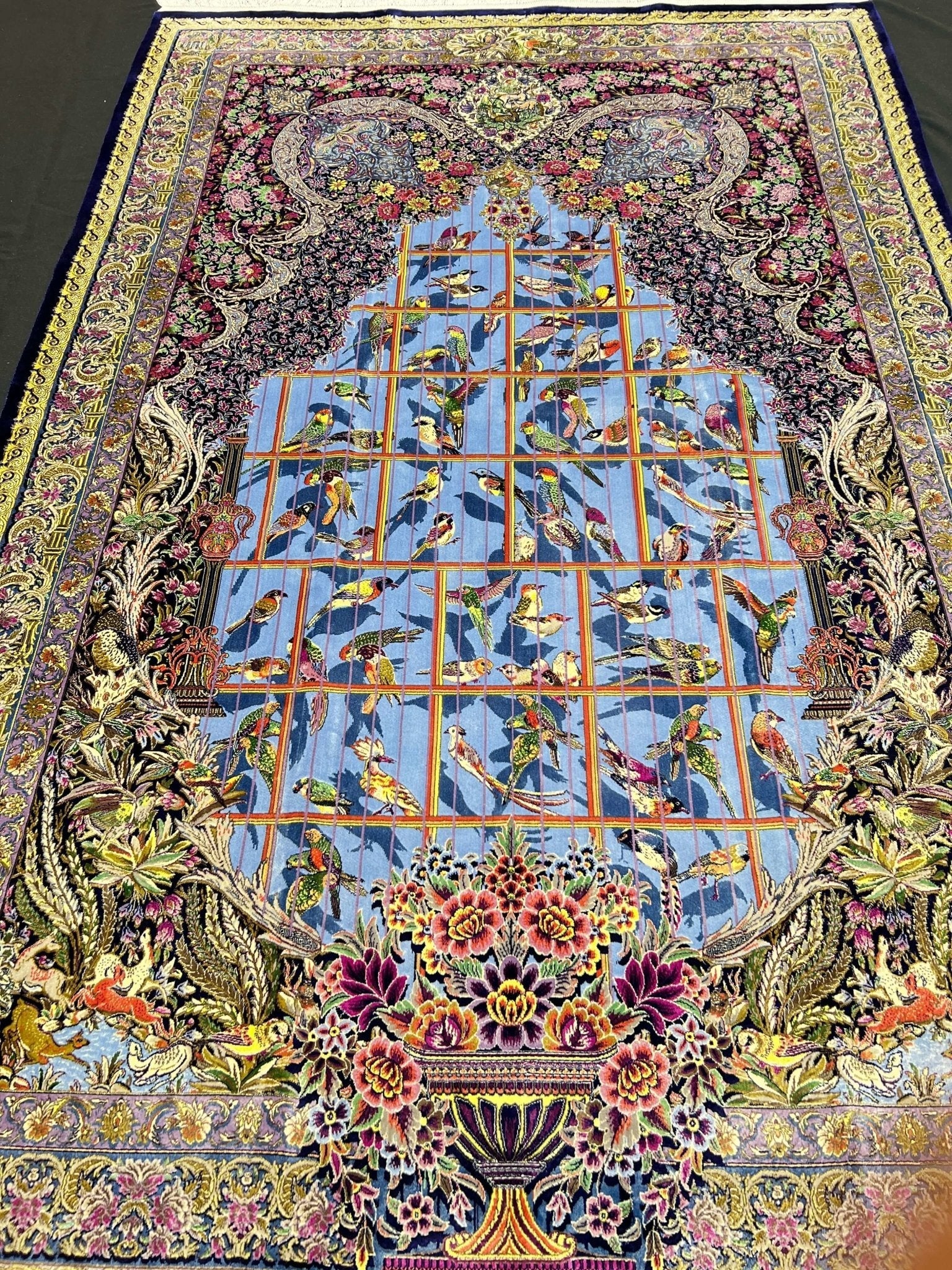 Garden Of Eden Wool And Silk Rug