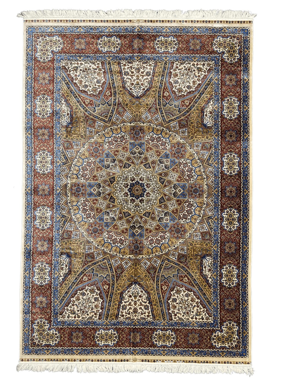 Geometric Architecture Area Rug