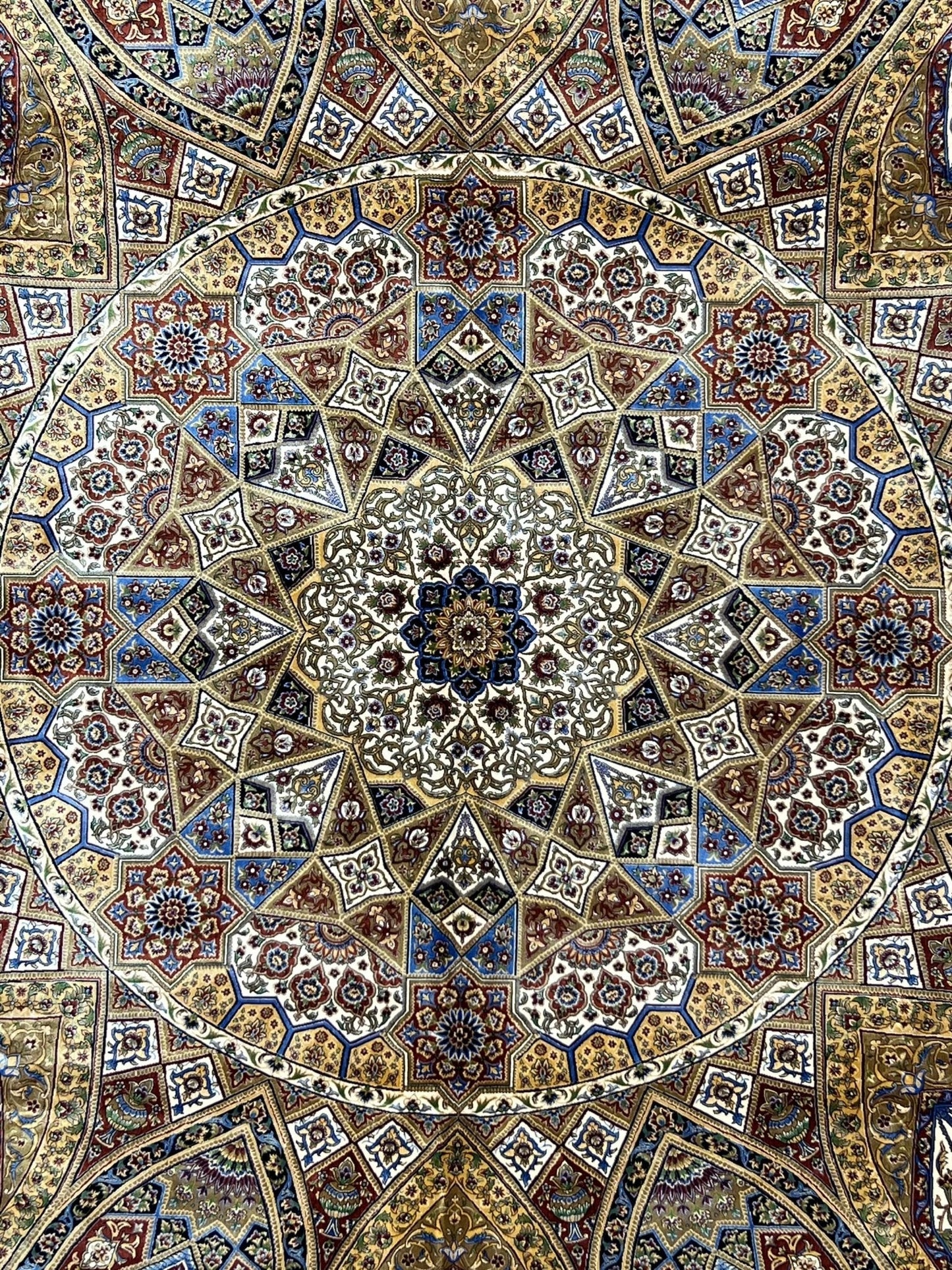 Geometric Architecture Area Rug