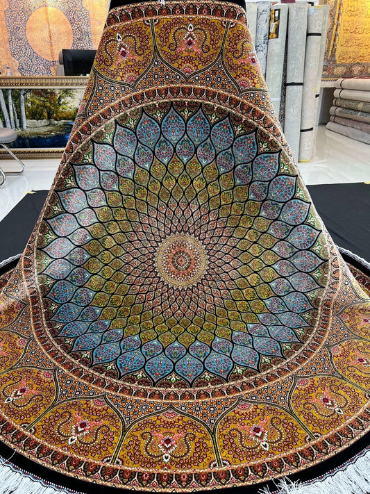 Round Gonbad Area Rug