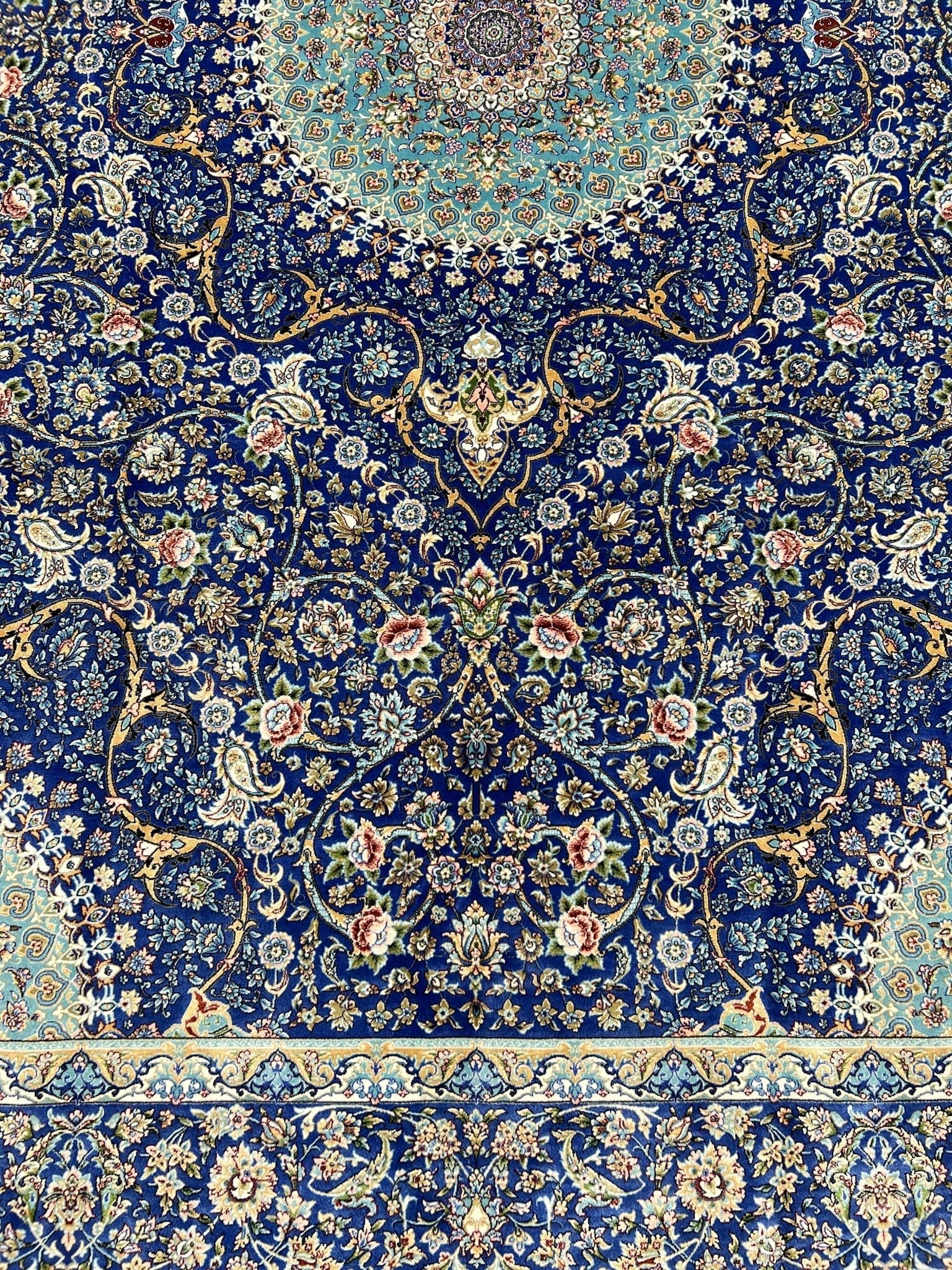 Royal Silk Blue Area Rug