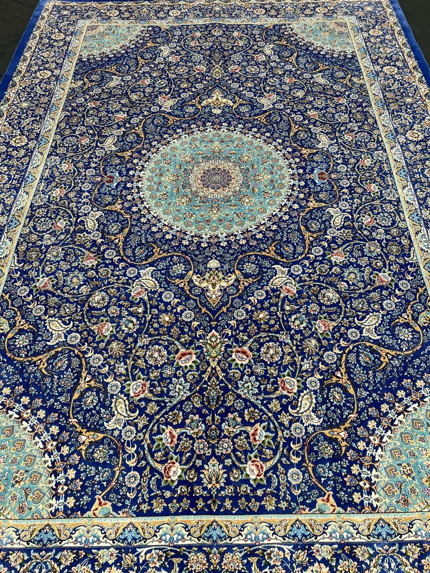 Royal Silk Blue Area Rug