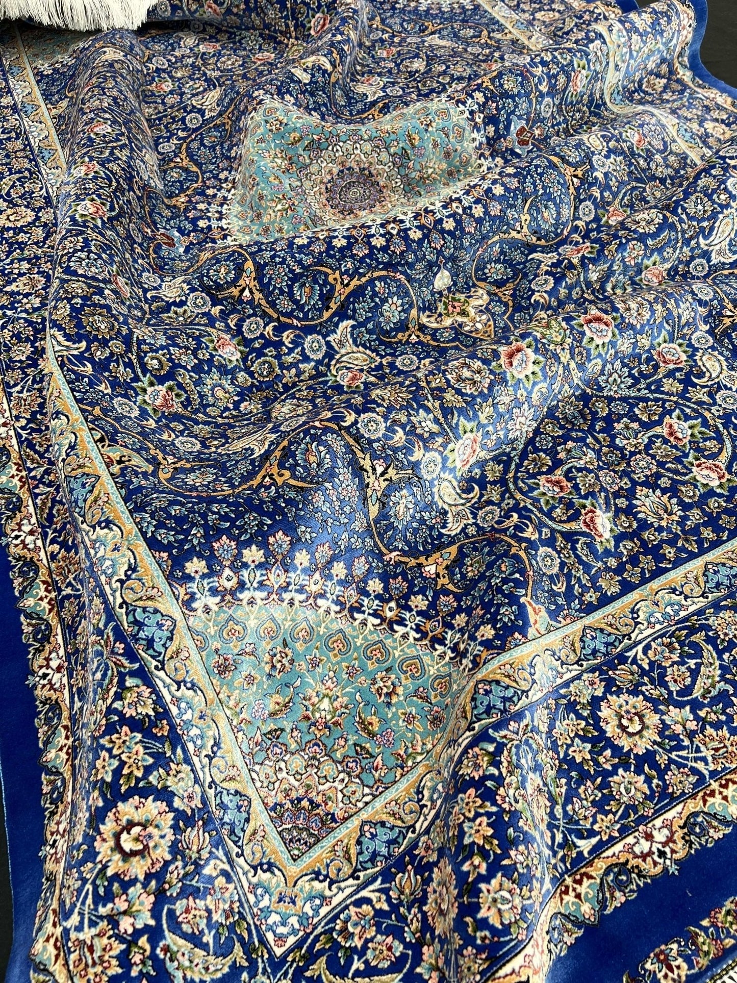 Royal Silk Blue Area Rug