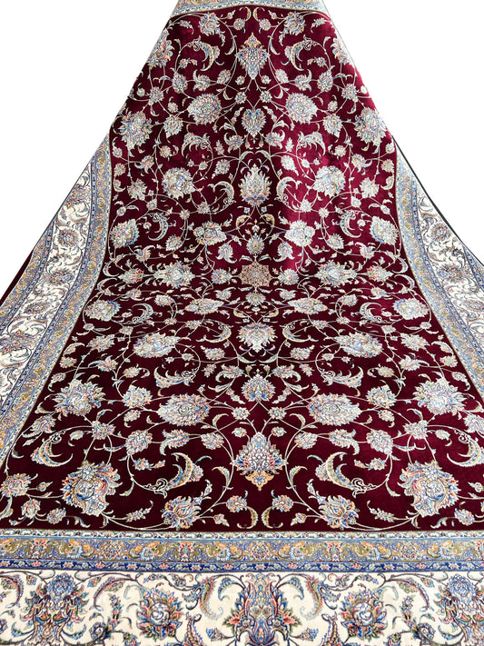 Shiraz Grape Silk Rug