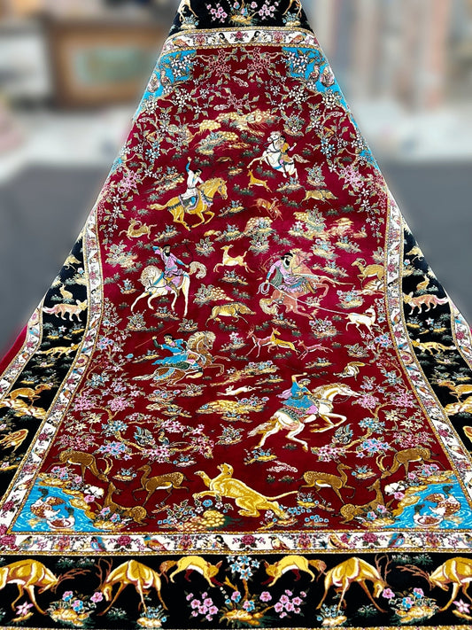 The Majestic Hunt - Shekargah Hunting Rug