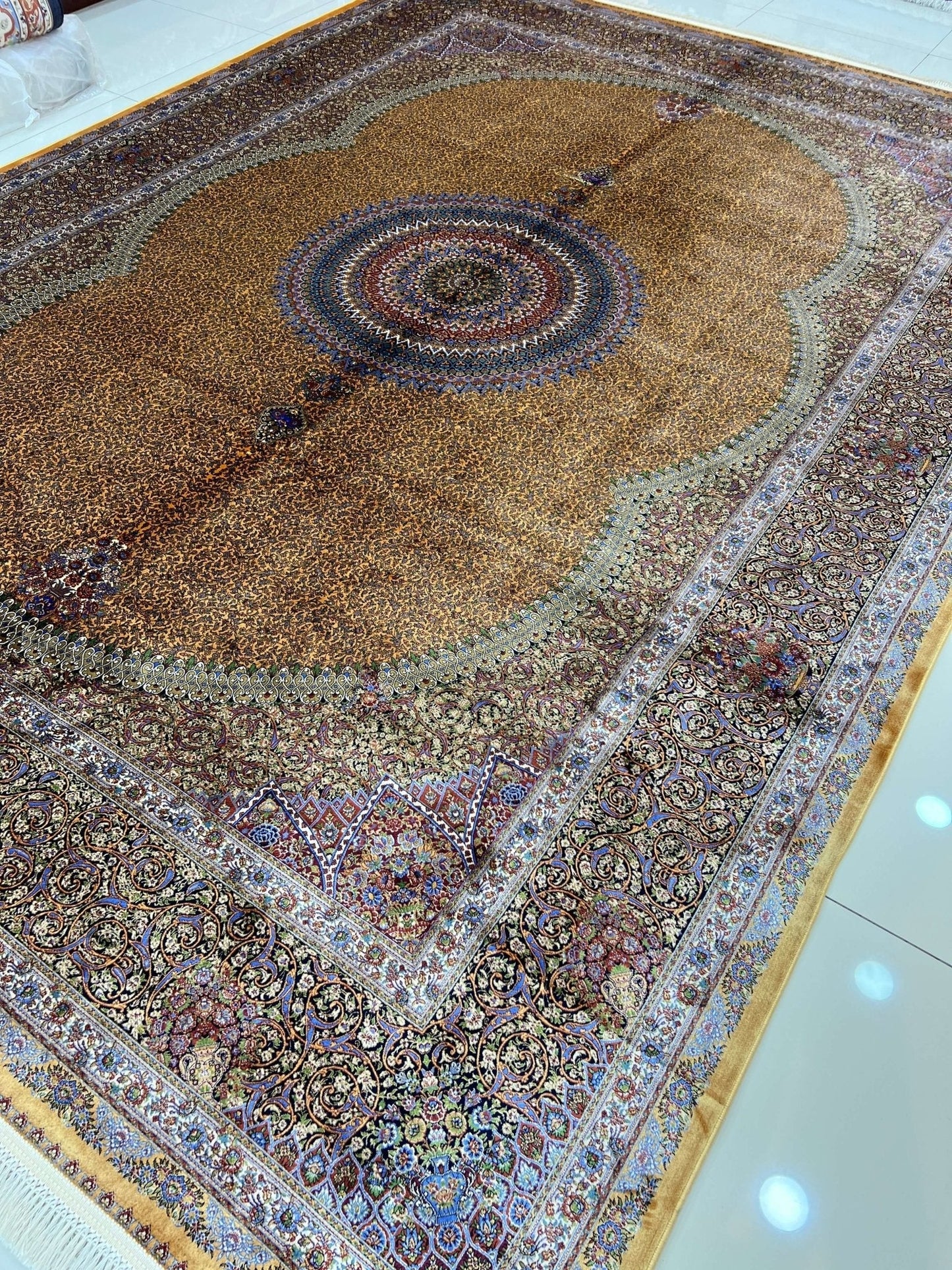 Yellow Corn Silk Rug